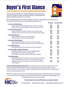 buyers checklist
