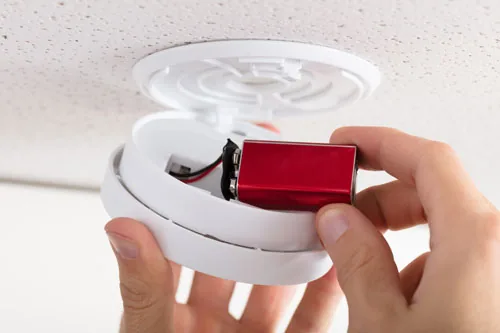 Smoke detector beeping